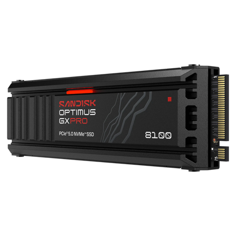 SANDISK 1TB Optimus GX PRO 8100 M.2 2280 S3-M PCIe 5.0 NVMe 2.0 SSD disk s hladilnikom