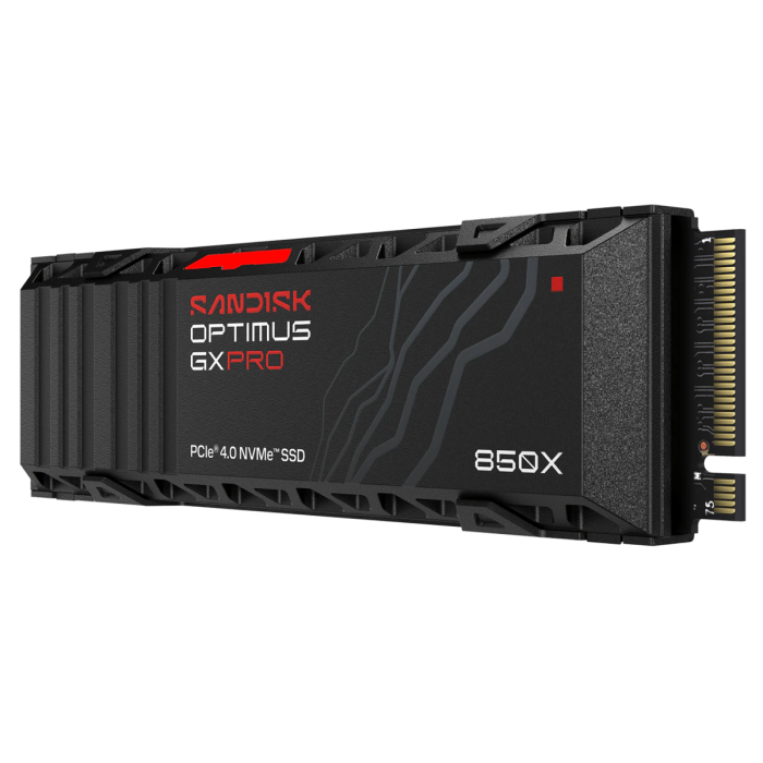 SANDISK 1TB Optimus GX PRO 850X M.2 2280-S3-M PCIe 4.0 NVMe 1.4 SSD disk s hladilnikom