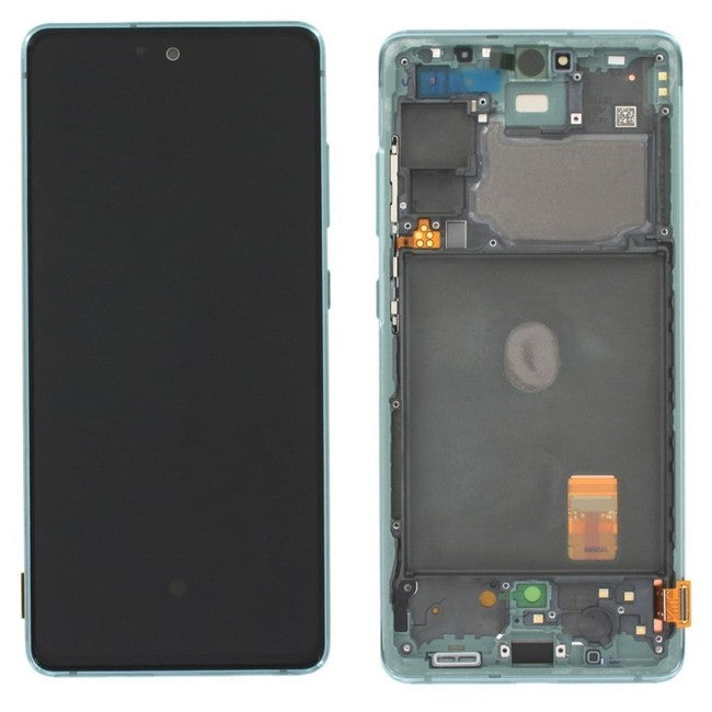 SAMSUNG GALAXY S20 FE 5G LCD+FRAME GREEN ORIGINAL SERVICE PACK