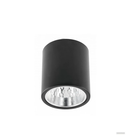 GTV stropna svetilka DRAGO 1xE27 230V IP20, črna