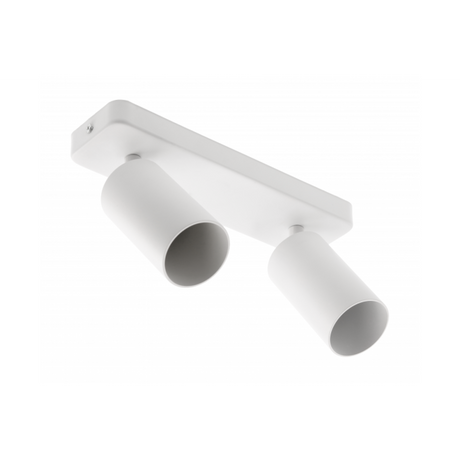 GTV Stropna svetilka SANTO BIS, GU10, max. 2×20 W, IP20, dvojna, bela