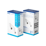 GTV Stropna svetilka SANTO BIS, GU10, max. 2×20 W, IP20, dvojna, bela