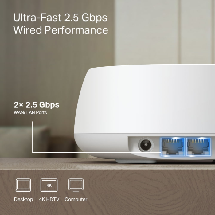 TP-Link Deco BE25 Wi-Fi 7 BE3600 Mesh sistem (2 pack)
