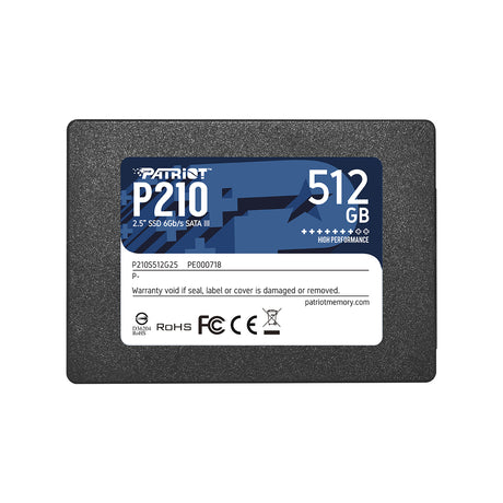 Patriot P210 512GB SSD SATA 3 2.5"