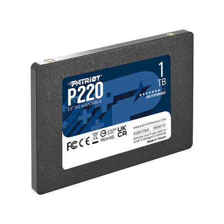 Patriot P220 1TB SSD SATA 3 2.5"