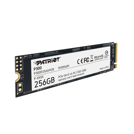 Patriot P300 256GB M.2 NVMe SSD PCIe Gen 3 x4