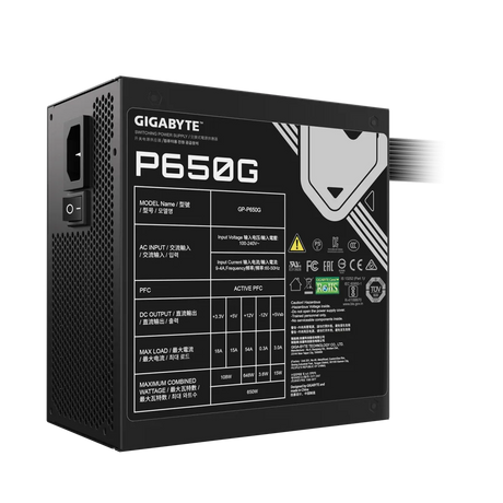 Gigabyte napajalnik P650G 650W 80 Plus GOLD