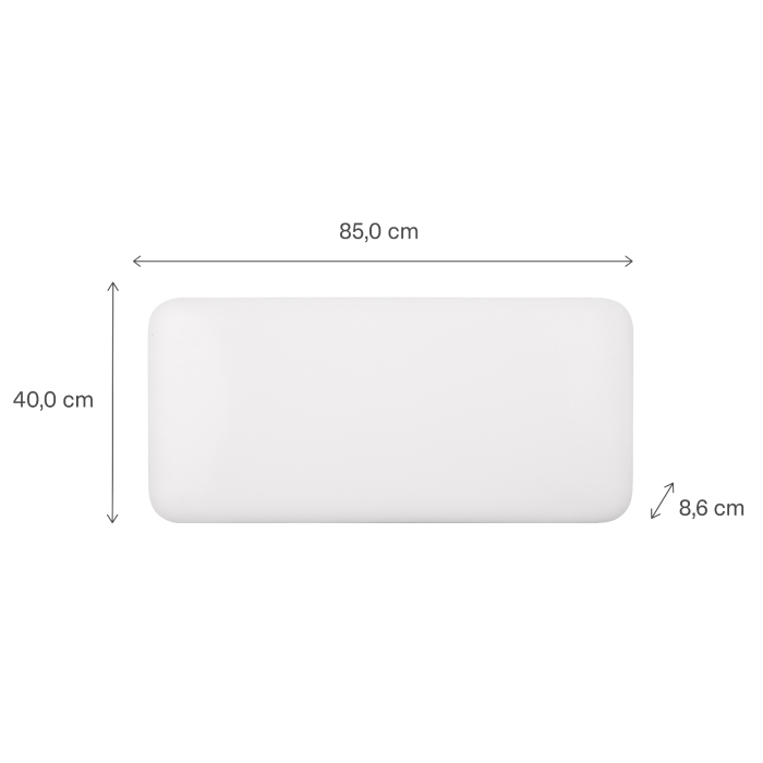 MILL panelni konvekcijski radiator Wi-Fi 1000W bel jeklo PA1000WIFI4