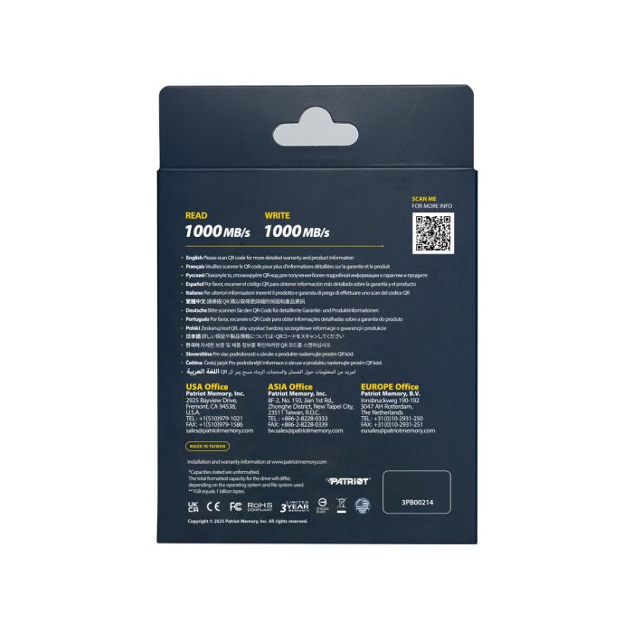 Patriot PDP31 1TB zunanji prenosni SSD disk