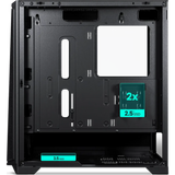 PHANTEKS ECLIPSE G370A TEMPERED GLASS D-RGB LED ATX črno ohišje