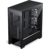 PHANTEKS ECLIPSE G370A TEMPERED GLASS D-RGB LED ATX črno ohišje