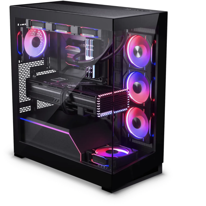 PHANTEKS NV5 MKII TEMPERED GLASS D-RGB E-ATX črno ohišje