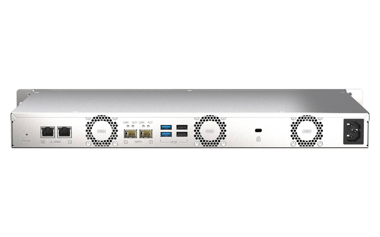 QNAP NAS strežnik 1U rack short, 4GB ram, 10Gb mreža