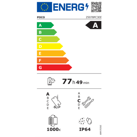POCO C85 pametni telefon 6/128GB, vijolična