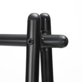 SONGMICS Stojalo za oblačila 92.5 x 33.5 x 153 cm črno, HSR23BK