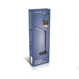 ASALITE namizna LED svetilka z zatemnitvijo 7W 450lm CCT brezžična USB, črna