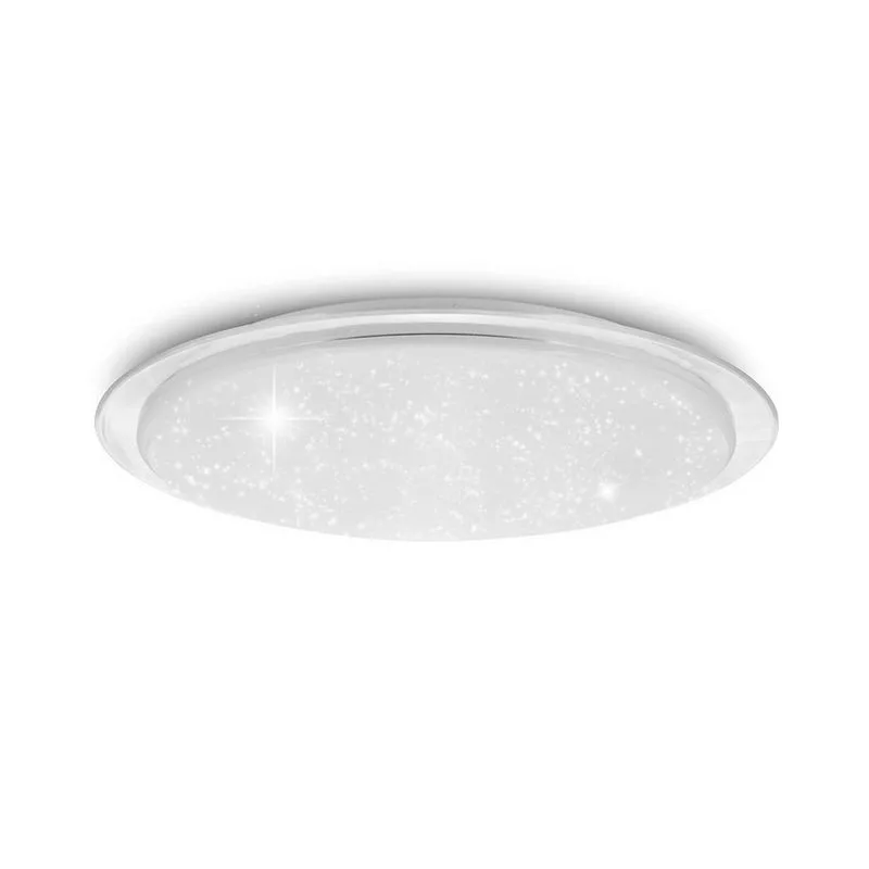 Asalite LED stropna svetilka LILY 48W 4000K 4320 lumnov okrogla učinek zvezdic/bleščic
