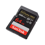 SANDISK EXTREME PRO 64GB SD, 200MB/s