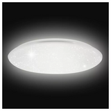 Asalite LED stropna svetilka LAURA 48W 3000K, 4320 lumnov Okrogla/učinek zvezdic/bleščic