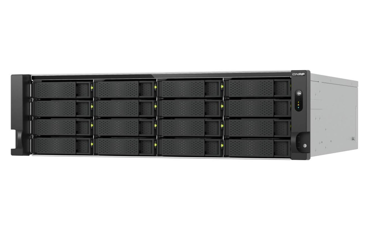 QNAP NAS strežnik za 16 diskov, rack 3U; 32GB ram, 10Gb mreža