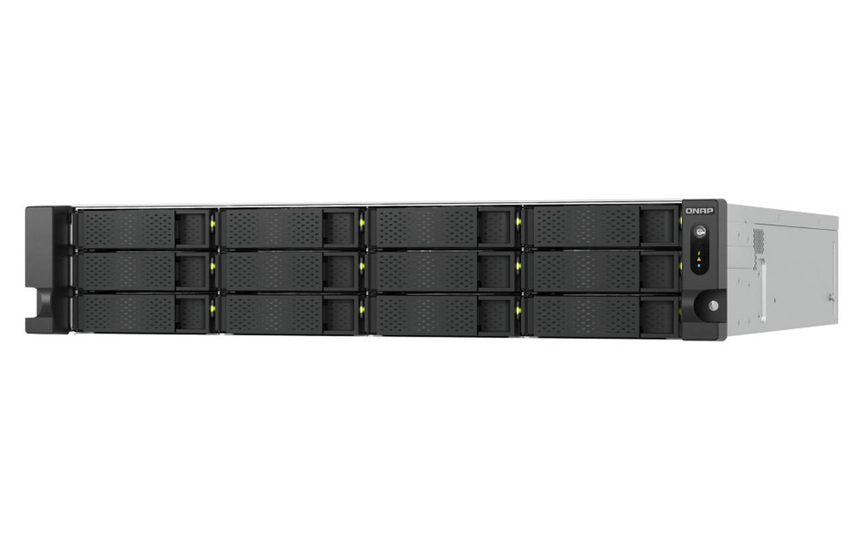 QNAP NAS strežnik za 12 diskov, 2U rack, 16GB ram, 10Gb mreža