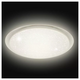 Asalite LED stropna svetilka LILY 48W 4000K 4320 lumnov okrogla učinek zvezdic/bleščic