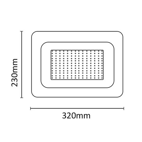 ASALITE LED reflektor 150W 4500K, 12000Lm