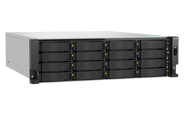 QNAP NAS strežnik za 16 diskov, rack 3U; 32GB ram, 10Gb mreža