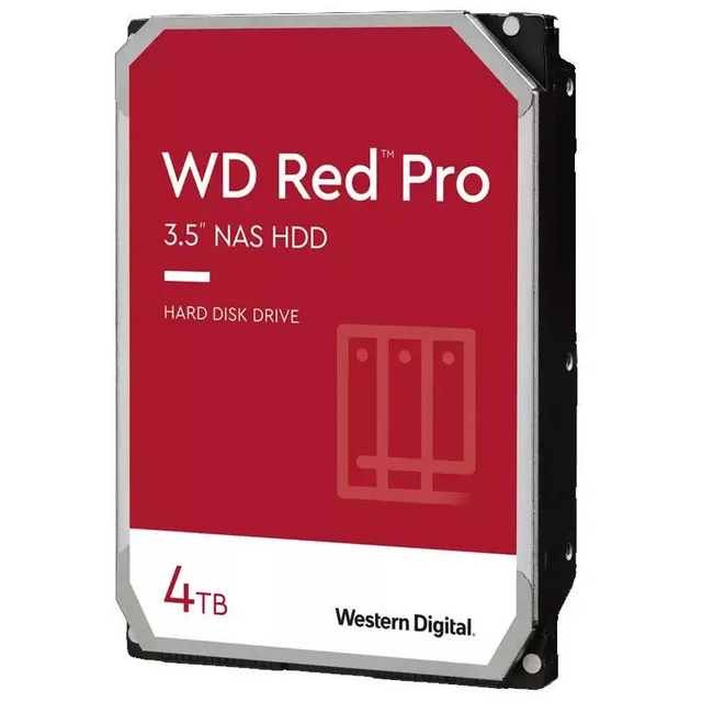 WD trdi disk 4TB SATA3, 6Gb/s, 7200, 256MB RED PRO