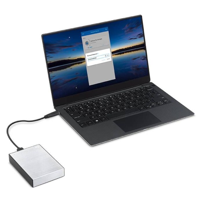 Seagate 4TB One Touch Silver 2,5" USB 3.0 zunanji HDD disk