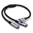 Ugreen USB-C na 3.5 mm avdio 2x 25cm - polybag