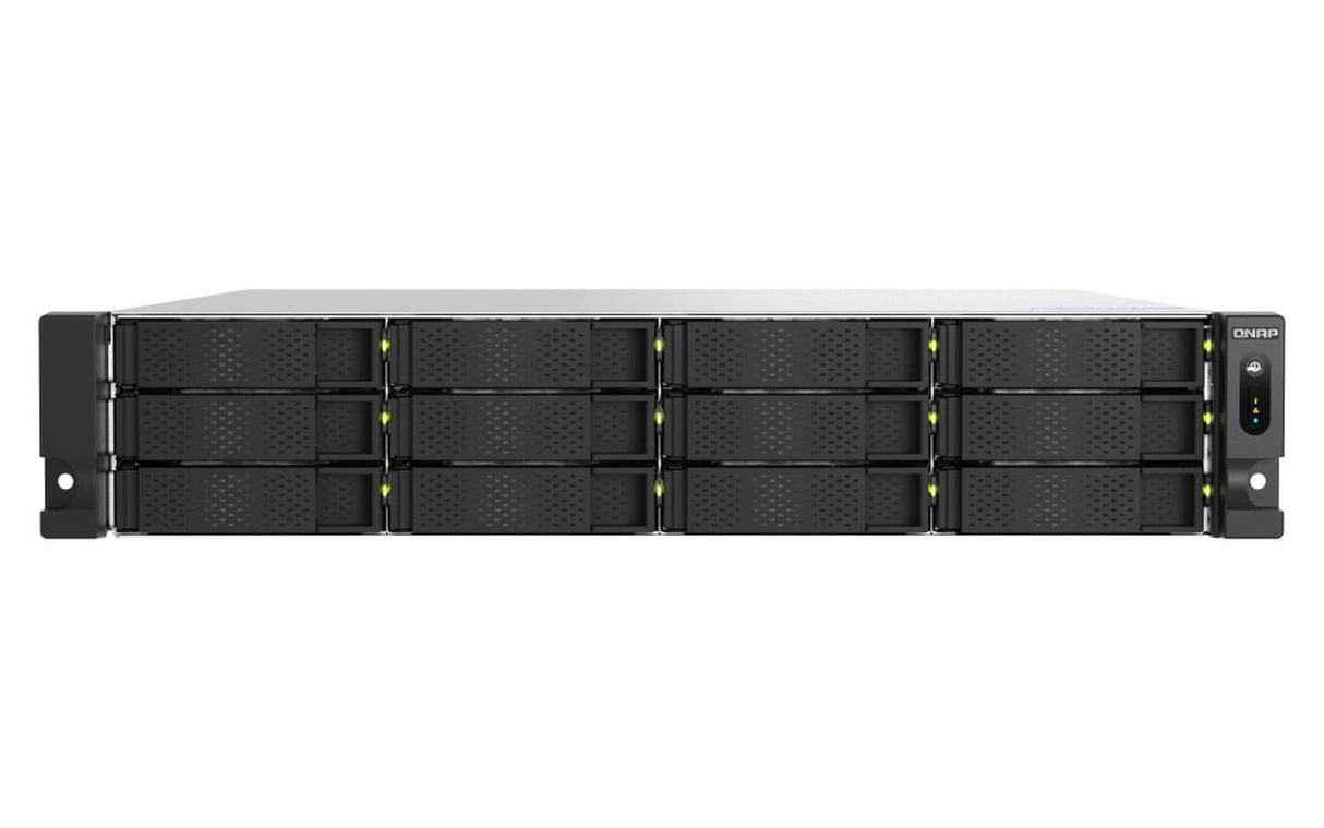 QNAP NAS strežnik za 12 diskov, 2U rack, 16GB ram, 10Gb mreža