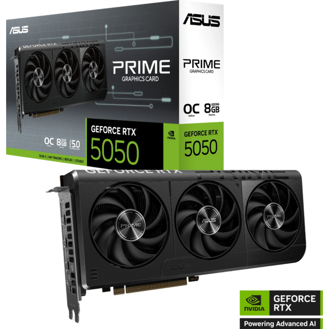 Grafična kartica ASUS Prime GeForce RTX 5050 OC, 8GB GDDR6, PCI-E 5.0
