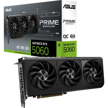 Grafična kartica ASUS Prime GeForce RTX 5060 OC, 8GB GDDR7, PCI-E 5.0