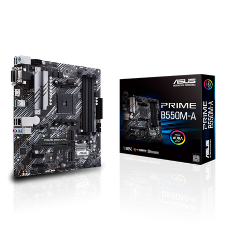 ASUS PRIME B550M-A, DDR4, SATA3, USB3.2Gen2, HDMI, AM4 mATX