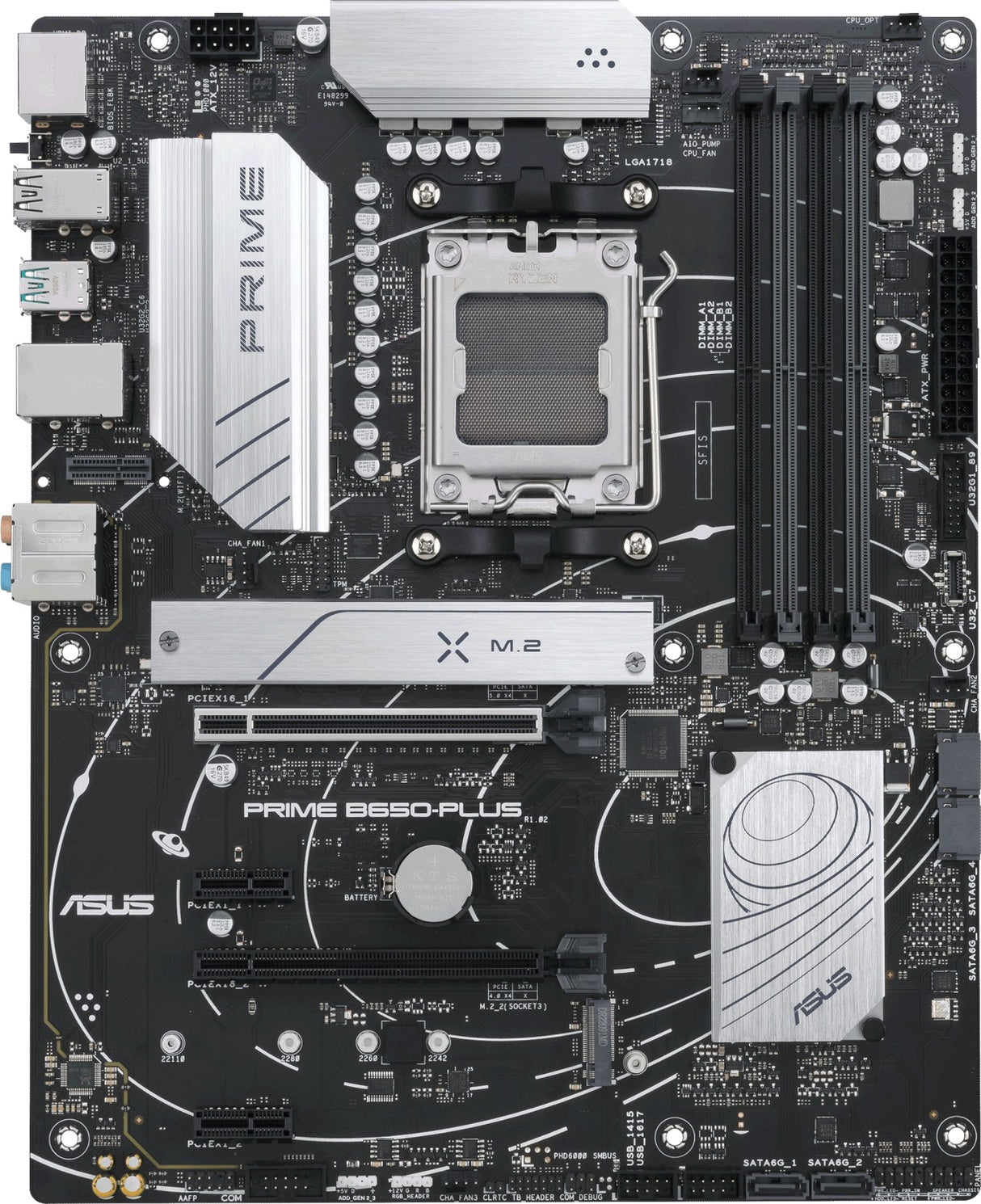 ASUS PRIME B650-PLUS, DDR5, SATA3, USB3.2Gen2, DP, 2.5GbE, AM5 ATX