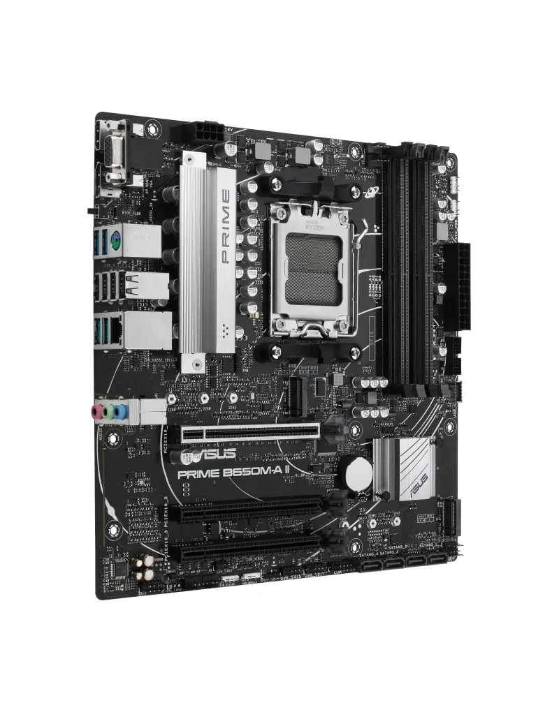 ASUS PRIME B650M-A II-CSM, DDR5, SATA3, USB3.2Gen2, DP, 2.5GbE, AM5 mATX