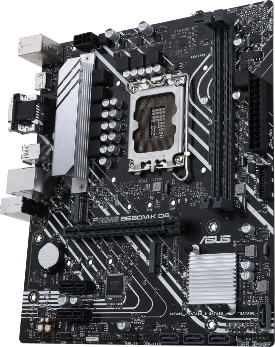 ASUS PRIME B660M-K D4, DDR4, SATA3, USB3.2Gen1, HDMI, LGA1700 mATX