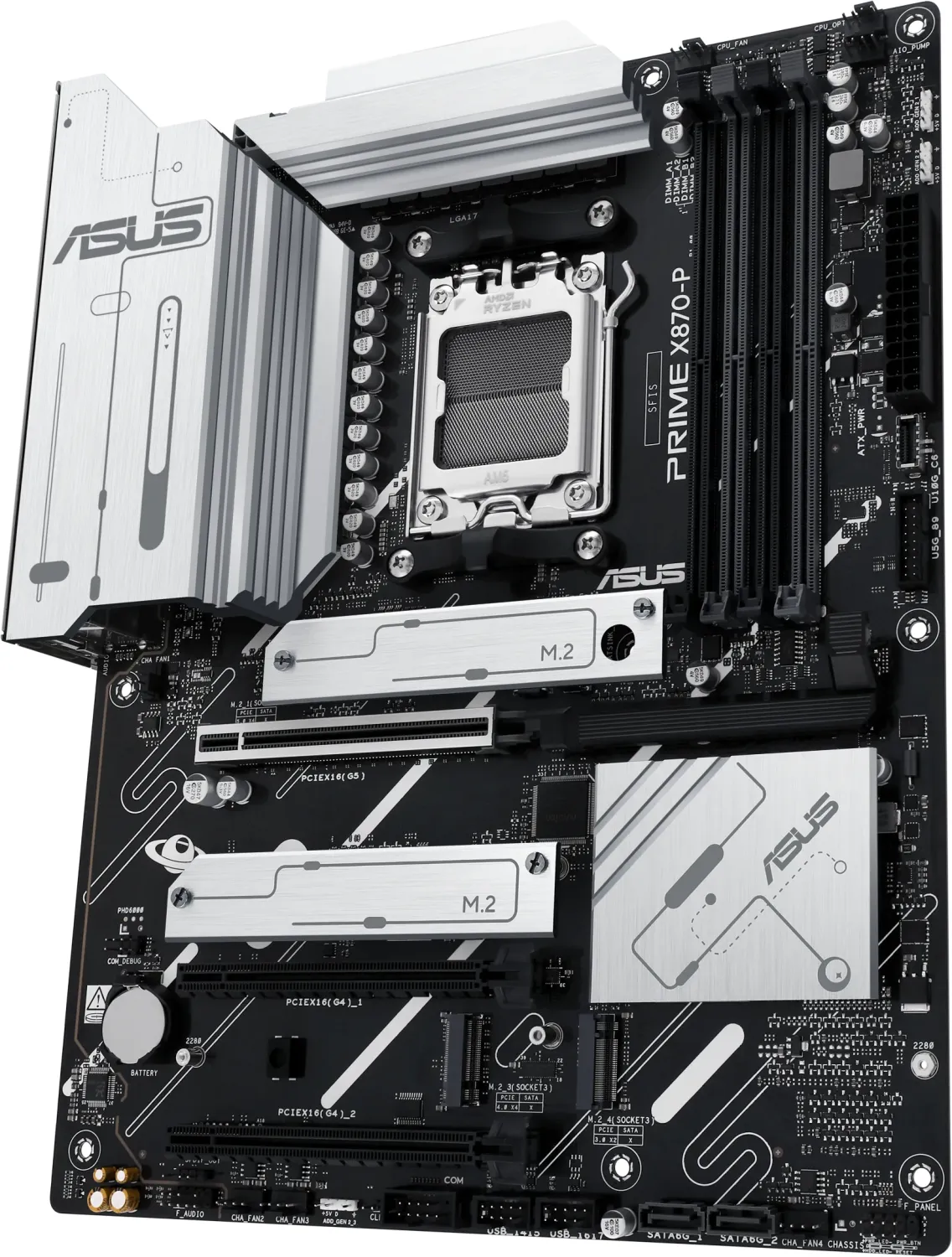 ASUS PRIME X870-P, DDR5, SATA3, USB4, HDMI, 2.5GbE, AM5 ATX
