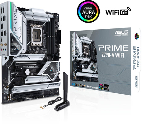 ASUS PRIME Z790-A WIFI, DDR5, SATA3, USB3.2Gen2x2, DP, 2.5GbE, WIFI 6E, LGA1700 ATX