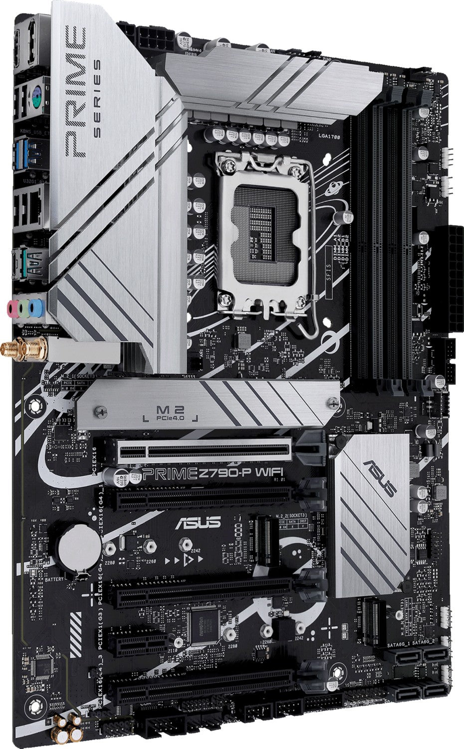 ASUS PRIME Z790-P WIFI, DDR5, SATA3, USB3.2Gen2x2, DP, 2.5GbE, 2x2 Wi-Fi 6, LGA1700 ATX