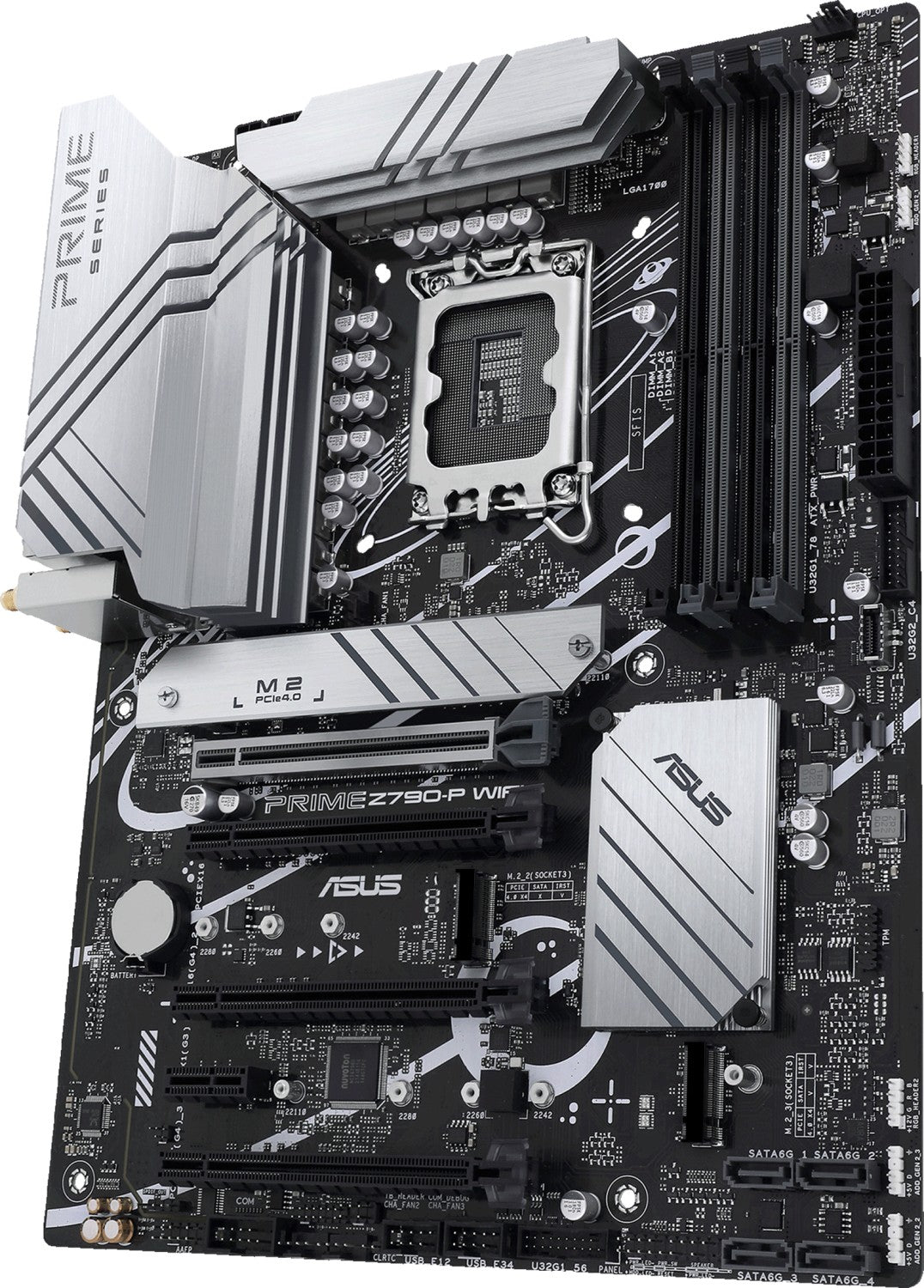 ASUS PRIME Z790-P WIFI, DDR5, SATA3, USB3.2Gen2x2, DP, 2.5GbE, 2x2 Wi-Fi 6, LGA1700 ATX