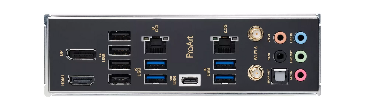 ASUS ProArt B760-CREATOR WIFI, DDR5, 2.5Gb LAN, SATA3, USB3.2Gen2x2, DP, Wi-Fi 6, LGA1700 ATX
