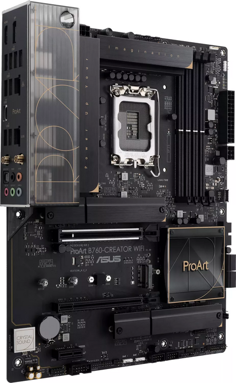 ASUS ProArt B760-CREATOR WIFI, DDR5, 2.5Gb LAN, SATA3, USB3.2Gen2x2, DP, Wi-Fi 6, LGA1700 ATX