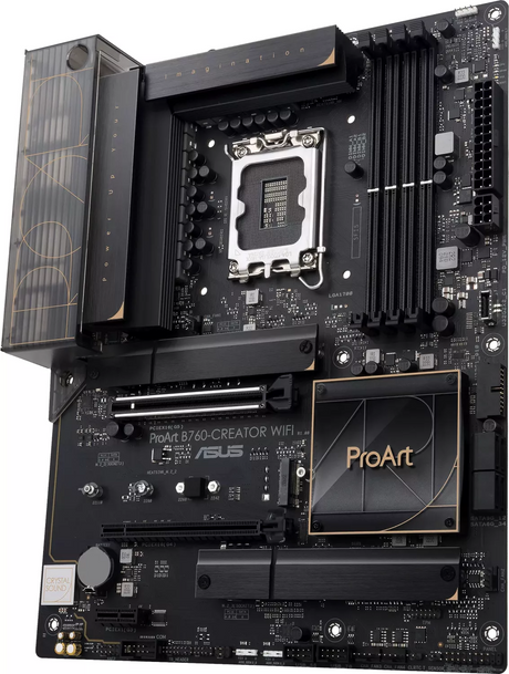 ASUS ProArt B760-CREATOR WIFI, DDR5, 2.5Gb LAN, SATA3, USB3.2Gen2x2, DP, Wi-Fi 6, LGA1700 ATX