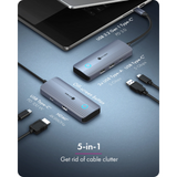 IcyBox IB-DK4081-SO Travel Docking USB-C priklopna postaja