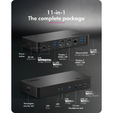 IcyBox IB-DK2255AC Heart Docking USB-C priklopna postaja