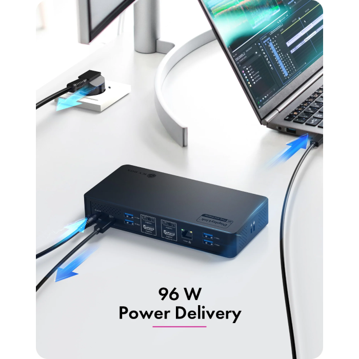 IcyBox IB-DK2255AC Heart Docking USB-C priklopna postaja