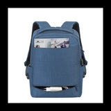 RivaCase turkizno-moder veliki nahrbtnik za prenosni računalnik 17.3 8365