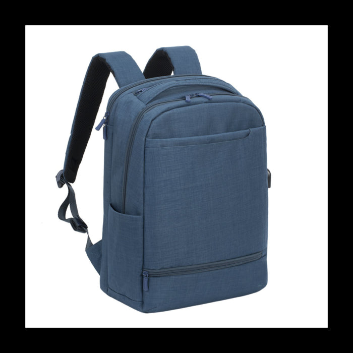 RivaCase turkizno-moder veliki nahrbtnik za prenosni računalnik 17.3 8365